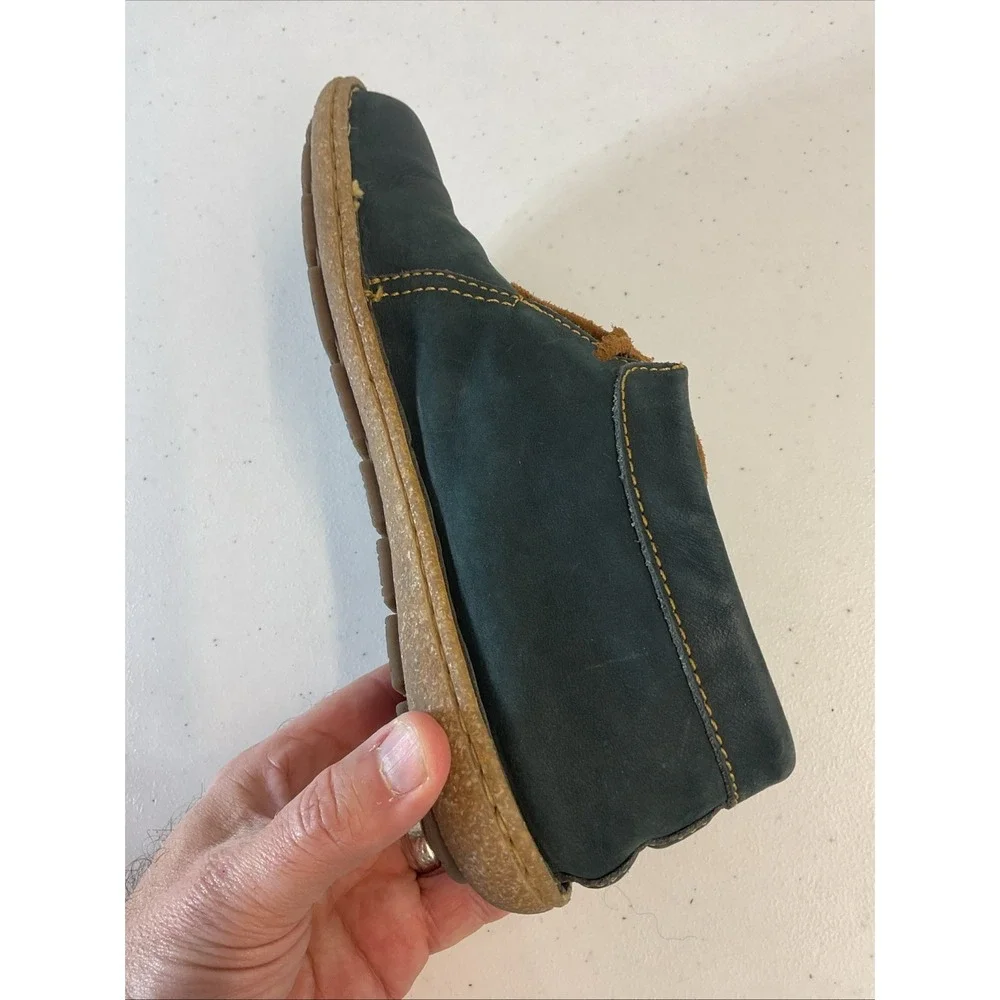 Born Nuala Blue Nubuck Leather‎ Booties Women 9US/40.5 EU Casual Comfy